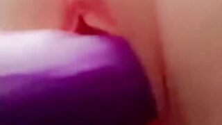 BelindaNohemy onlyfans leak – pussy deepthroat by a dildo