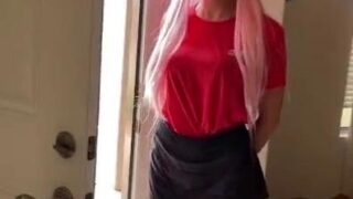 Sunny Ray Pizza Delivery Blowjob Cum Video Leaked